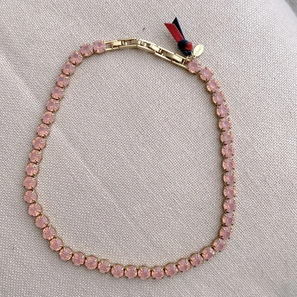 Clare V Gold and Pink Beaded Necklace - Picture 2 of 6